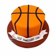 Торт баскетбольный мяч 0004