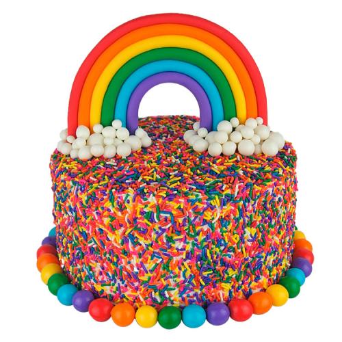 Торт с радужными посыпками – купить в Москве по цене 990.00р. в  интернет-магазине konfle.ru