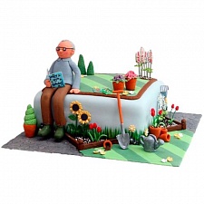 Торт дедушке садоводу