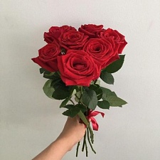 Букет Роза красная 70 см. шт.