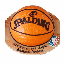 Торт баскетбольный мяч 0009