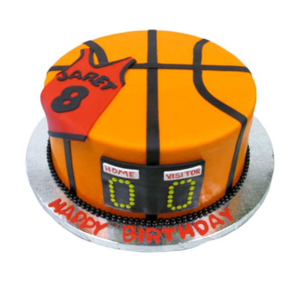 Торт баскетбольный мяч 0008