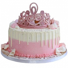 Торт Корона розовая