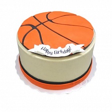 Торт баскетбольный мяч 0007
