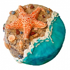 Торт Звезда на песке
