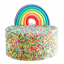 Торт Праздник с радугой