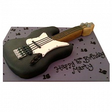 Торт в виде гитары 0002