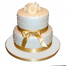 Торт на золотую свадьбу 0005