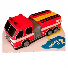 Торт 3D Пожарная машина