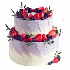 Торт Сирень и ягоды