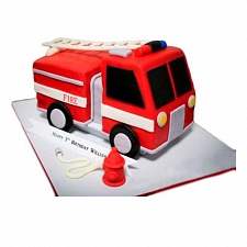 Торт детский Пожарная машинка
