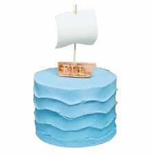 Торт Кораблик в море