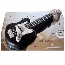 Торт в виде гитары 0005