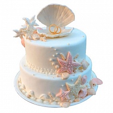 Торт Свадебный морской