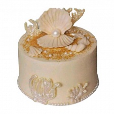 Торт на жемчужный юбилей свадьбы