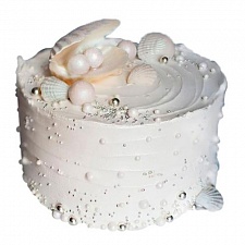 Торт Свадебный на жемчужную годовщину