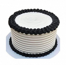 Торт Черное на белом