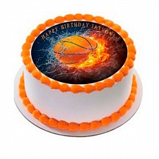 Торт баскетбольный мяч 0005