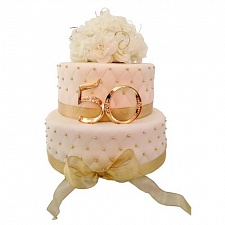 Торт на золотую свадьбу 0001