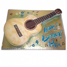 Торт в виде гитары 0007