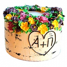 Торт Береста и цветы