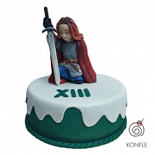 Торт Девушка-рыцарь