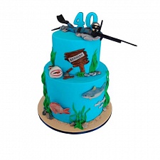 Торт для рыбака 0006