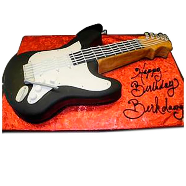 Торт в виде гитары 0003
